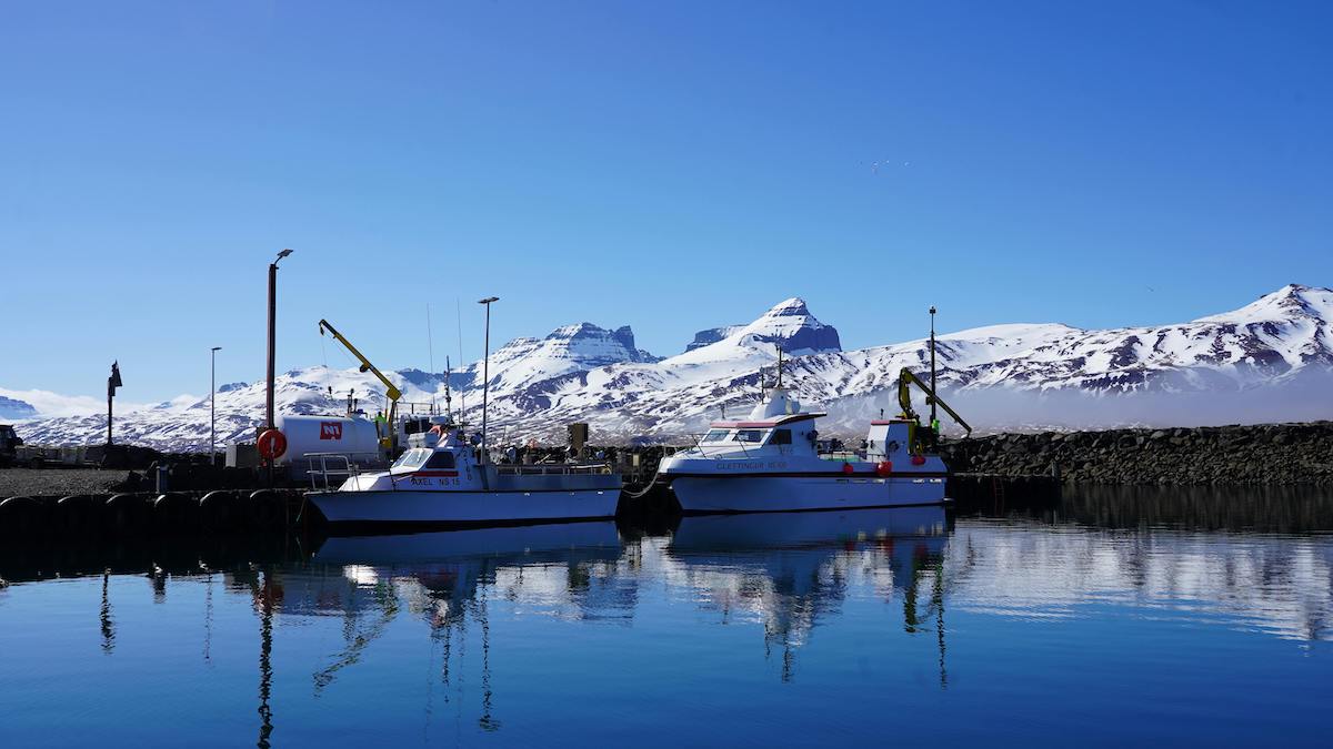 Iceland harbor