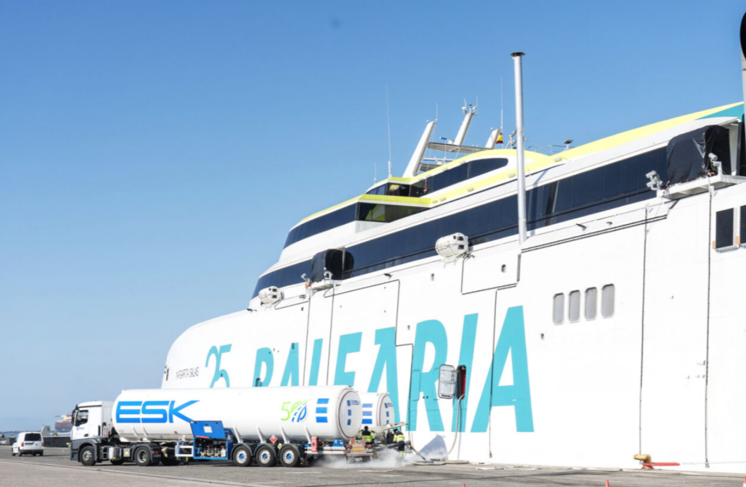 Baleària runs three ferry vessels on biomethane