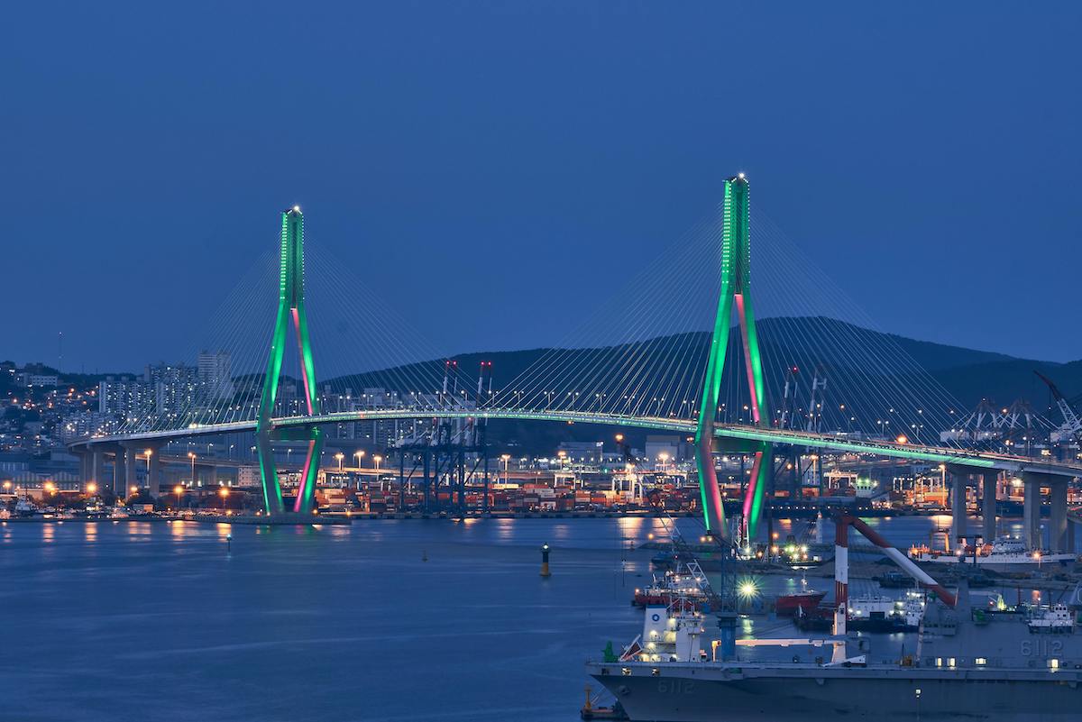 Busan, South Korea Harbor