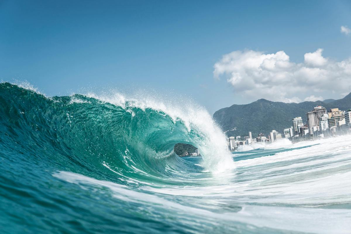 Rio de Janeiro Brazil wave